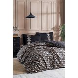 FAVORA Ouro Çift Kişilik Ranforce Nevresim Takımı - Siyah, TYC00417553726