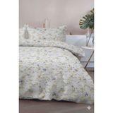 Favora Pampas Çift Kişilik %100 Pamuk Nevresim Takımı - Gri - 200 x 220 cm