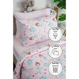 Favora Peri Balerin Tek Kişilik Nevresim Takımı - Pembe - 160 x 220 cm