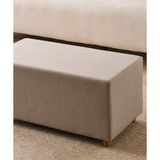 Favora Urla Puf - Bej - 80 x 40