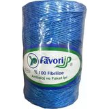 Favori İp 5000 Denye -0.8 Mm- Ambalaj Ve Paket İpi Naylon Burgulu Örgü Çamaşır İpi - Mavi - 1 Adet