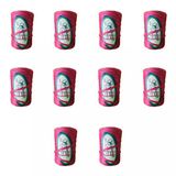 Favori İp 5000 Denye -0.8 Mm- Ambalaj Ve Paket İpi Naylon Burgulu Örgü Çamaşır İpi - Pembe - 10 Adet