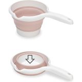 Favori Mutfak Katlanır Maşrapa Pembe Renk 1,2 Lt - 27,5 X 16,7 X 11,5 Cm