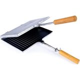 Favori Mutfak Metal Ocak Üstü Teflon El Tost Makinesi Ocak Üstü Tost Makinası