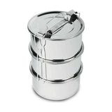 Favori Mutfak Sefer Tası Paslanmaz Çelik Tek Kişilik 12 x 6 cm 3'lü
