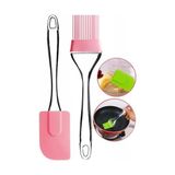 Favori Mutfak Silikon Yumurta Fırçası ve Spatula 2'li Set