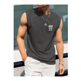 FAVORİST JRDN23 Basketbol Giyim Spor Giyim Sıfır Kol Oversize T-SHİRT