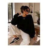 FAVORİST Kadın Triko Kazak Oversize Kalıp