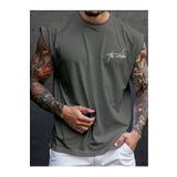 FAVORİST THE WILD Baskılı Kolsuz tshirt Erkek Sıfır Kol Giyim Spor Giyim Oversize T-SHİRT