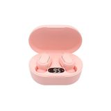 Favors E7s Dots Bluetooth Kulaklık Extra Bass Hd Ses Çift Mikrofon Universal Kablosuz Kulaklık Pembe
