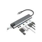 Favors Macbook Pro Air Usb Type-C Hub Dönüştürücü Çoklayıcı Usb Hdmi, Tf, Sd, Pd, Ethernet