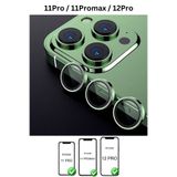 favorscase Iphone 11 Pro / 11 Pro Max / 12 Pro Uyumlu Kamera Koruma Renkli Lens Koruyucu Temperli Cam
