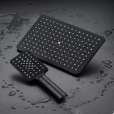 FAWER Faucet & Shower Duş Başlığı Fawer Siyah Robot Duş Başlığı Seti El ve Tepe Duş Seti