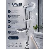 FAWER Faucet & Shower Krom Sürgülü Duş Seti - 410K