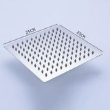 Fawer Kare Paslanmaz Çelik Tepe Duş Başlığı Krom 25 x 25 Krom