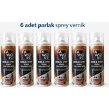 Fawori Akrilik Sprey Vernik Parlak 6 Adet