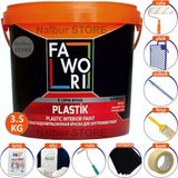 Fawori Iç Cephe Boyası Fawori Boya Su Bazlı 3.5 kg Mat ve + 9 Parça Set Nil Yeşili
