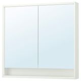 FAXALVEN banyo duvar dolabı, beyaz beyaz 100x15x95 cm