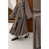 Faya Boutique Koyu Vizon Keten Anvelop Heather Etek