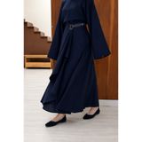 Faya Boutique Lacivert Keten Anvelop Heather Etek