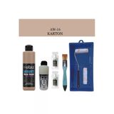 Fayans Tezgah B-Ambiente Islak Zemin Aw-16 Karton 250Ml Katalizör 20Gr Taş Vernik 120 Saten Rulo Set
