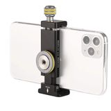 FAYEEGIN Metal Telefon Kelepçesi Tripod Montaj Adaptörü - Akıllı Telefon Klipsi iPhone Montaj Tutucu Braket Soğuk Ayakkabı ve Arca Swiss Hızlı Çıkarma Plakası ile Uyumlu iPhone 13 12 11 Pro X Max, 8 Plus, Samsung Galaxy