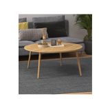 FAYMEND 70cm Yuvarlak Orta Sehpa Meşe Rivoli