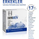 faynmed Faynmen Erkeklere Özel Enerji ve Performans Takviyesi - L-Karnitin, L-Arjinin, Koenzim Q10 ve Multivitamin 30 Saşe