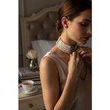 Fayra Accessorıes Antik Bronz İnci Tasma Kolye