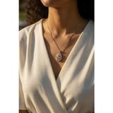 Fayra Accessorıes İnci ve Zirkon Taşlı Tasarım 18 K Altın Kaplama Kolye