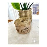 Fazeka Premium Metalik ip, büklümlü ip,parlak çanta ipi 250 gr gold ip kağıt ip