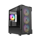 Fazeon F1 F1M650BBM Fanlı 650 W Siyah Micro ATX Gaming Bilgisayar Kasası
