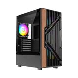 Fazeon F9 F9E650BBM ARGB Fanlı 650 W Siyah E-ATX Gaming Bilgisayar Kasası
