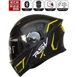 Fazer FR-965 Durcan Yellow Motosiklet Kaskı Çene Açılır Güneş Vizörlü Motorcu Kask - Çok Renkli
