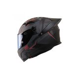 FAZER FX-211X FULL FACE GÜNEŞ VİZÖRLÜ KASK (BEAST BLACK)