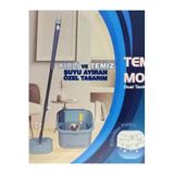 Fazladan Paspas Hediyeli Kirli ve Temiz Su Otomatik Ayıran Mikrofiber Set Ultra Hijyen Mop Temizlik