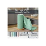 FB Cup (20'li Rulo) Mikro-FB Çok Amaçlı %100 Mikrofiber Temizlik Bezi 25x32 Kopart Kullan Su Yeşili 1 Rulo 450 Gram