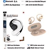 FB14 Ipx4 Su Geçirmez Anc - Enc Gürültü Önleyici Kablosuz 5.4 Bluetooth Kulaklık - Bej