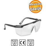 FBS Ayarlı Şeffaf Koruyucu Çapak Gözlüğü Classic 400 - 10 Adet