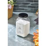 FBZhome 3000 ml Cam Deterjan Kavanozu Metal Kapaklı