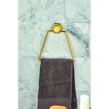FBZhome Yapışkanlı Üçgen Gold Metal Havluluk Askısı Banyo Düzenleyici
