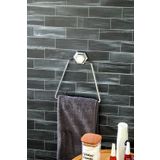 FBZhome Yapışkanlı Üçgen Gümüş Metal Havluluk Askısı Banyo Düzenleyici