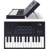 Fc-25 Katlanabilir Midi Klavye Denetleyicisi, 25 Tuşlu USB Mıdı Klavye, 8 Rgb Davul Pedi, Bluetooth Mıdı, Cubase Le Yazılımı, Şarj Edilebilir Pil, Stü - Çok Renkli - Standart