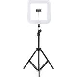 Fc D35 10'' Kare Ring Light - Tiktok - Youtube - Kuaför - Makyaj - (Işık Ayağı Hediyeli)