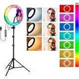 Fc MJ33 13'' Rgb Ring Light - Tiktok - Youtube - Kuaför - Makyaj - (Işık Ayağı Hediyeli)