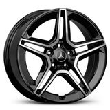 Fd-17273 7.5X17 5X112 Et42 66.6 Black Diamond Jant