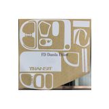 FD Damla Etiket Ford Transit 2000 - 2005 Torpido, Konsol, Trim, Göğüs Maun Kaplama Beyaz Renk
