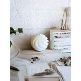 F&D Dekoratif Mum Dönence Soya Wax Naturel - Beyaz