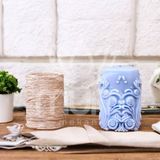 F&D Dekoratif Mum Sütün Soya Wax Natural - Mavi