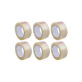 FDM 6 Adet Şeffaf Koli Bandı 45 Mm X 100 Metre (yüksek Yapıştırma Kaliteli Bant)